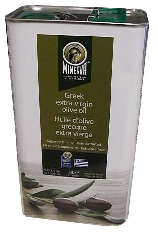 Minerva Greek Extra Virgin Olive Oil.