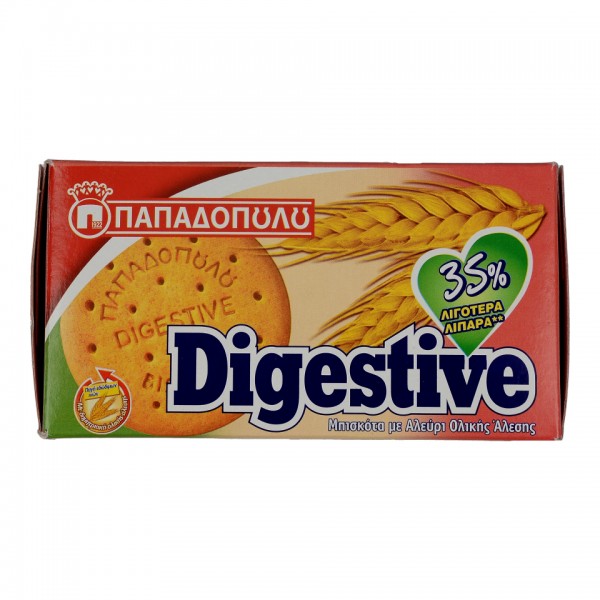 Papadopoulos Digestive with 33% Less Fat