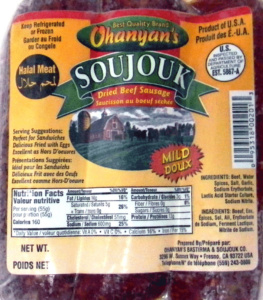Soujouk Ohanyans Mild